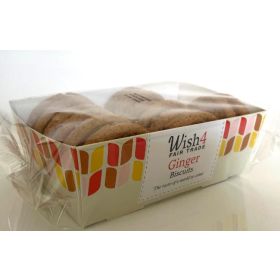 Wish4 Fairtrade Ginger Biscuits 220g x12