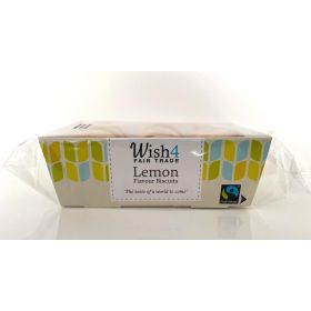 Wish4 Fairtrade Lemon Biscuits 220g x12