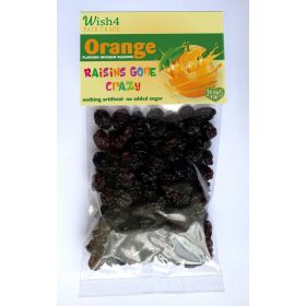 Wish4 Fairtrade Natural Orange Flavoured Raisins 70g x12