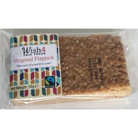 Wish4 Fairtrade Original Flapjack 50g x24