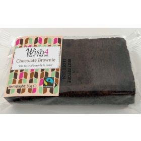 Wish4 Fairtrade Chocolate Brownie 50g x24