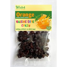 Wish4 Fairtrade Natural Orange Flavoured Raisins 30g x18