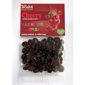 Wish4 Fairtrade Natural Cherry Flavoured Raisins 30g x18